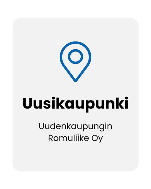 Romumetallin kierrätys - Uusikaupunki